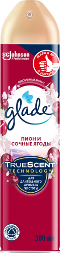 GLADE освежитель воздуха пион и сочные ягоды 300мл (12)
